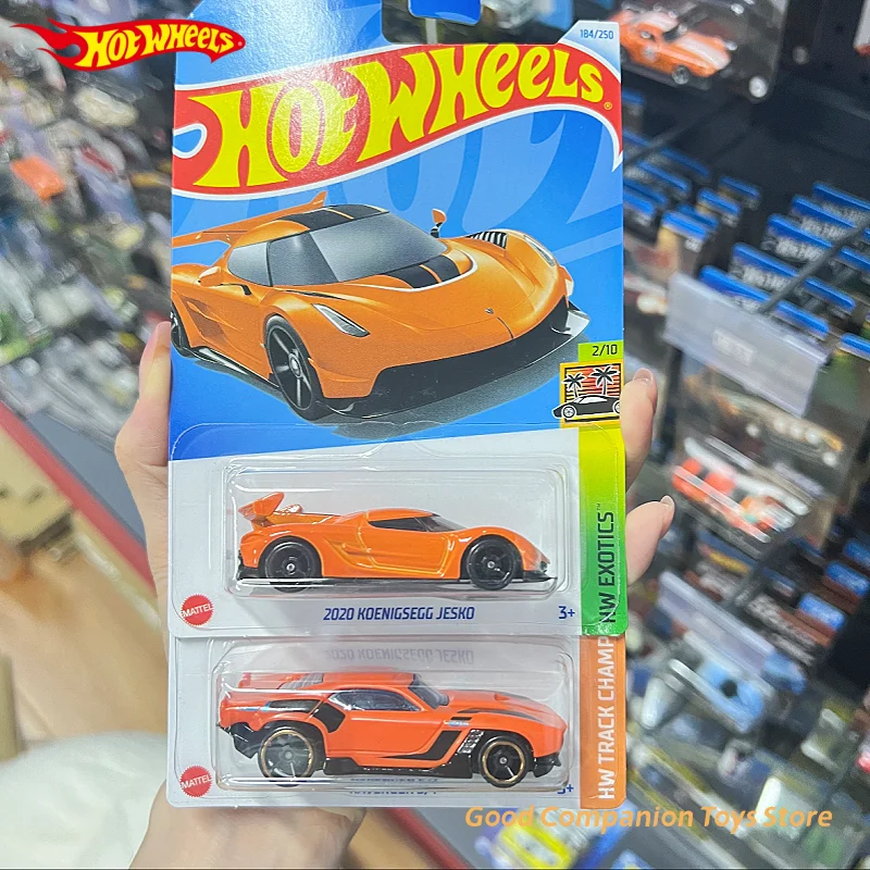 

Оригинальный чехол Hot Wheels Cars 2024 P 2020 Koenigsegg Jesko 1:64, модель автомобиля, игрушки для мальчиков, подарок