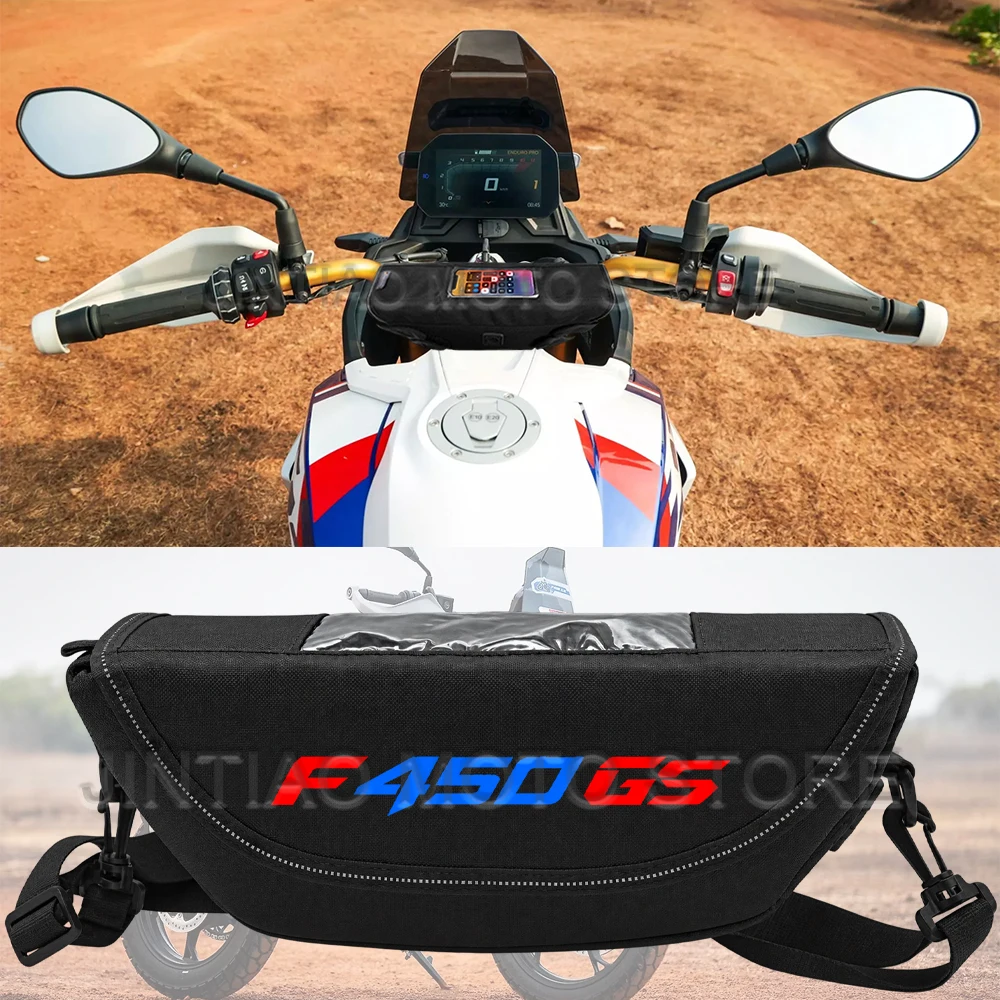 For BMW F450GS Motorcycle Accessories Waterproof And Dustproof Convenient Travel Handlebar Bag