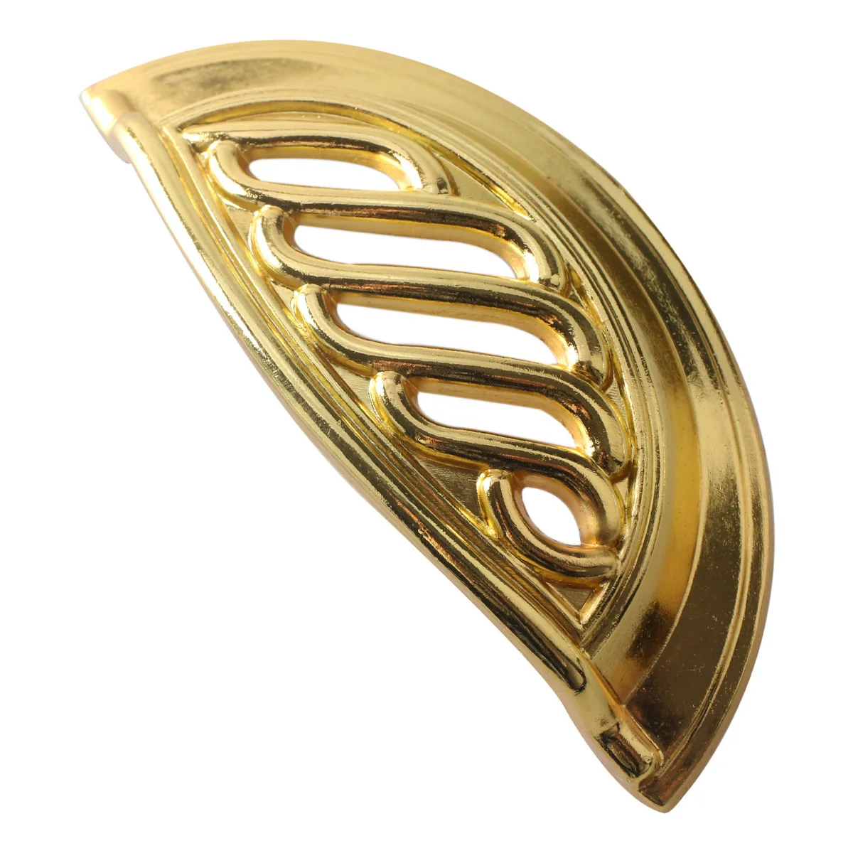 New Chinese wardrobe drawer handle cabinet gold zinc alloy tatami hidden sliding door handle