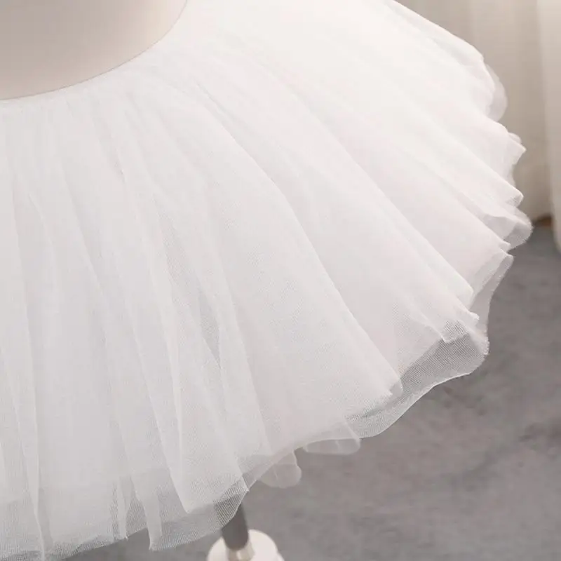 P8db mini saia tule feminina 1950s vintage ballet dança cor sólida camadas plissado saias skatista para festa