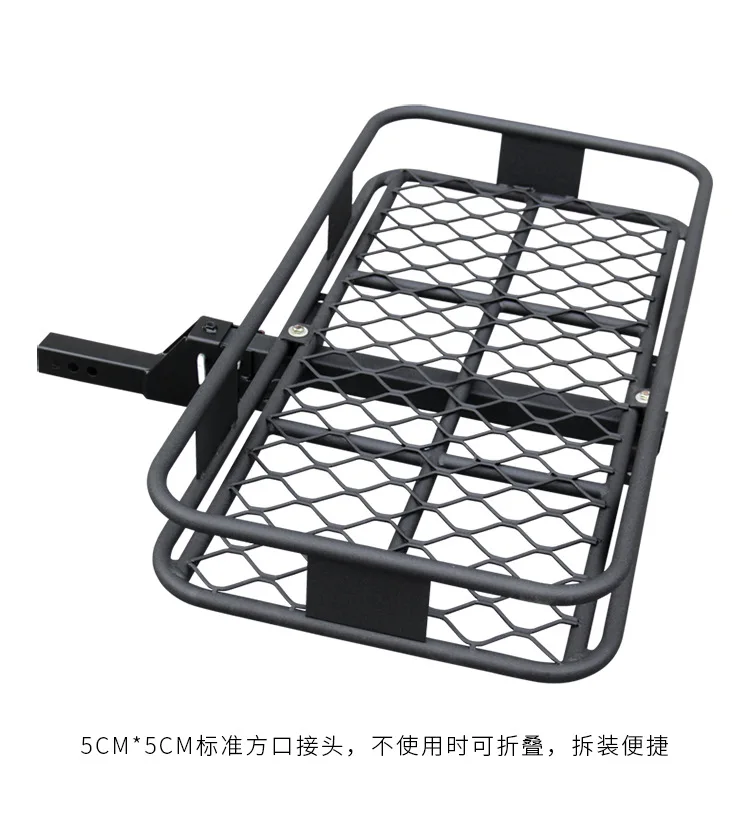 Rear folding luggage frame