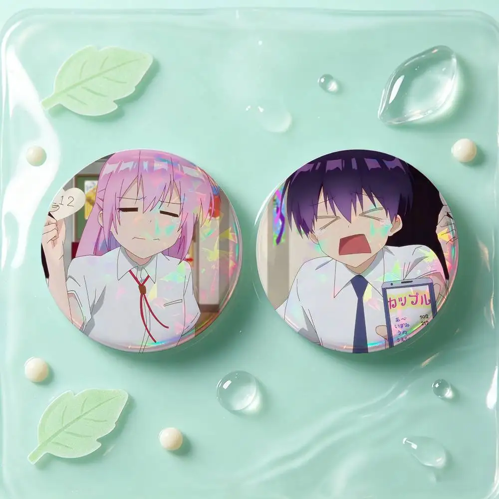 Shikimori's Not Just A Cutie Anime Badges 25 32 44 58 75 Mm Round Cosplay Pin Bag Decor Fans Collect Friends Gifts Brooch Souven