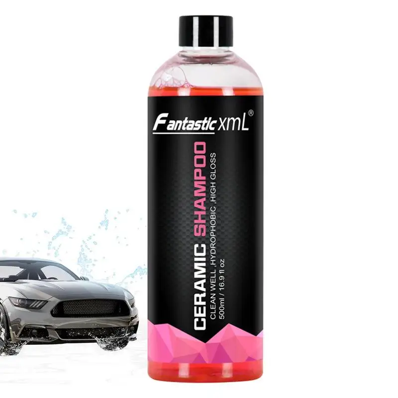 

500ML Car Wash Shampoo Accessories Large Capacity High Concentration Super Foam Cleaner Multifunctional Car Washing Shampoo