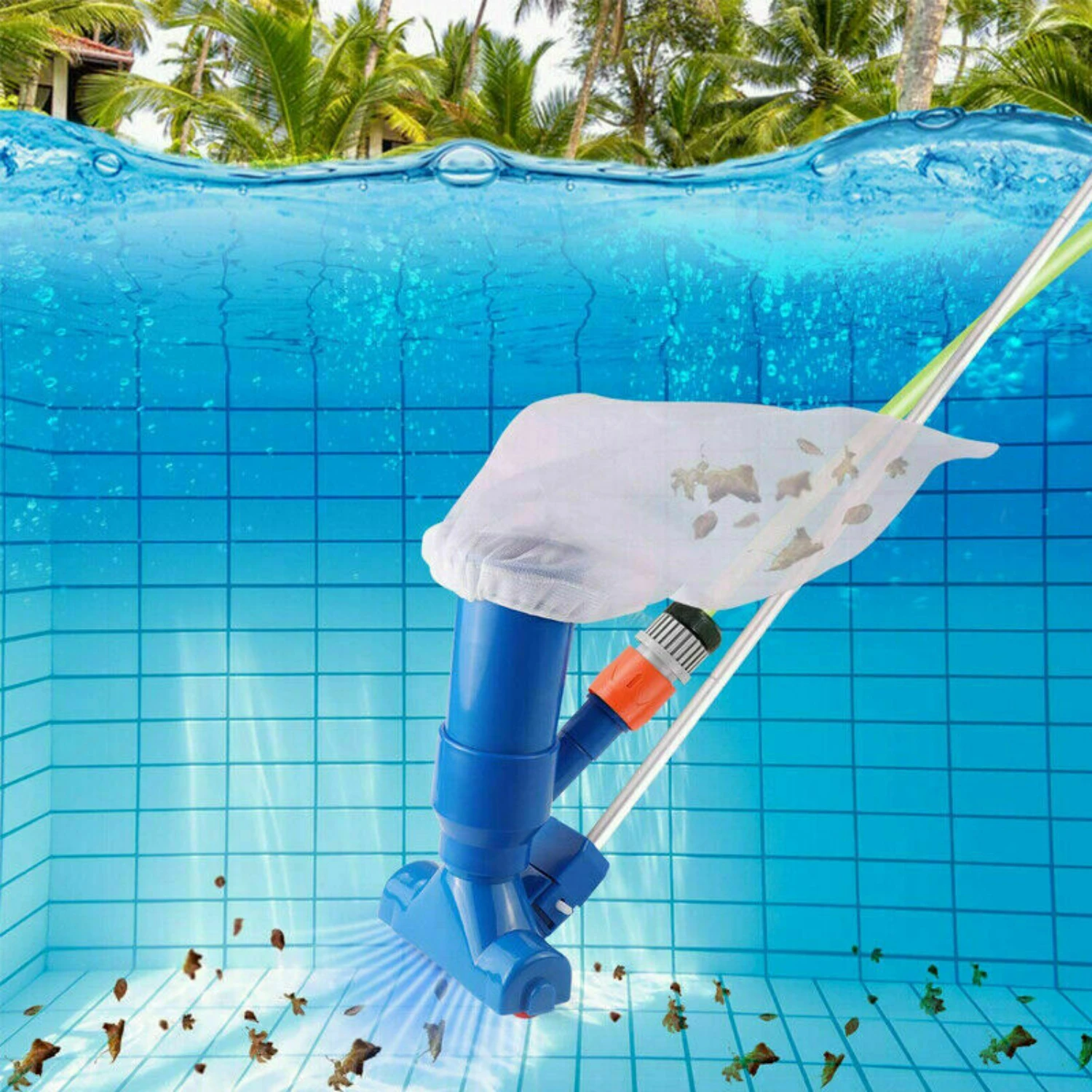 Efficient and powerful pool spa suction vacuum cleaner kit that delivers spotless results every time! Keep your pool pristine an