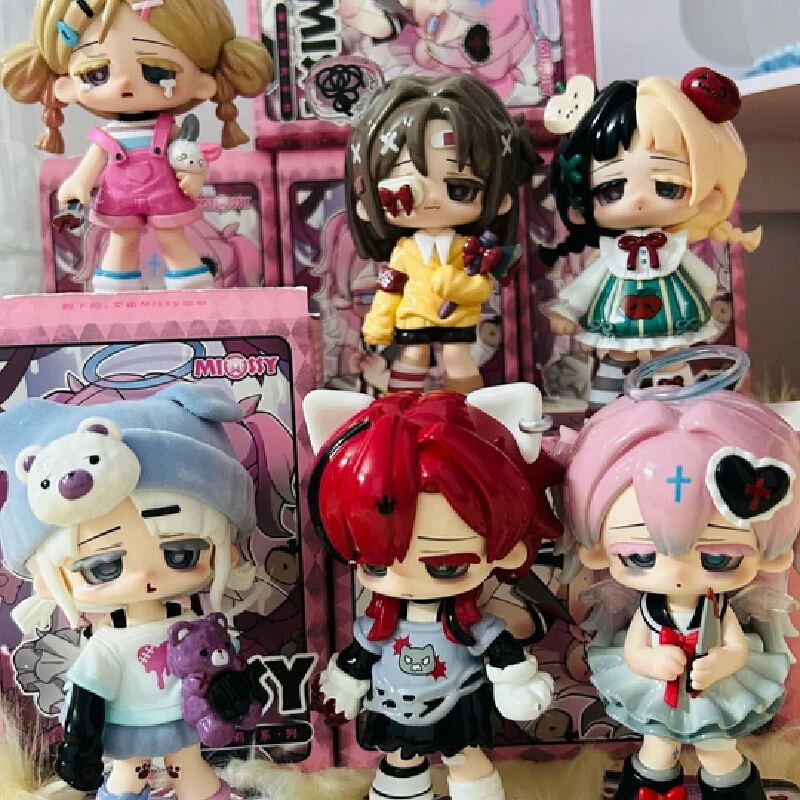 

Missy Sweet Mourning Lolita Series Cute Action Figure Toys Kawaii Anime Figures Dolls Toy Gift Mystery Box Trendy Blind Box