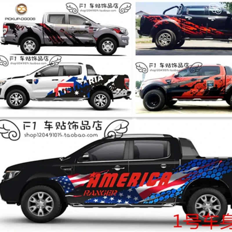 

Car Sticker FOR Ford Raptor F150 2012-2022 Body Modified Dedicated Fashion Off-Road Decorative Vinyl Decal Film
