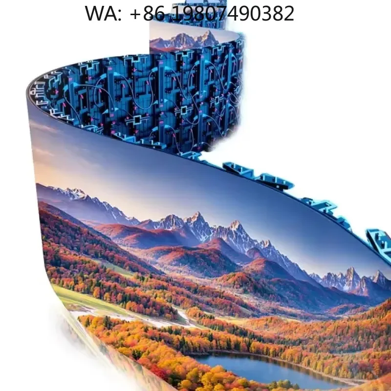 

Soft Flexible Full Color LED Display Screen Bendable Design Indoor Outdoor Advertising Module