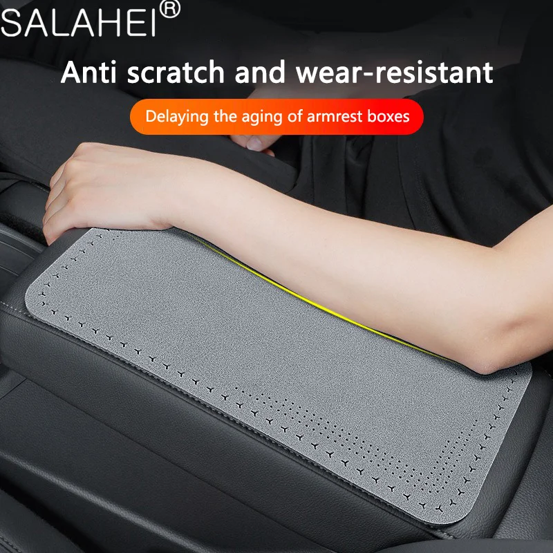 Leather Car Armrest Pad Center Console Box Cover Protector Cushion for Chery Omoda 5 C5 S5/GT FX 2022 2023 2024 Auto Accessories