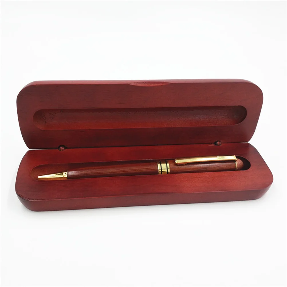 

Rosewood Ballpoint Pen Set Vintage Style Writing Instruments Smooth Ink Flow for School Office Use Ball Point Pens