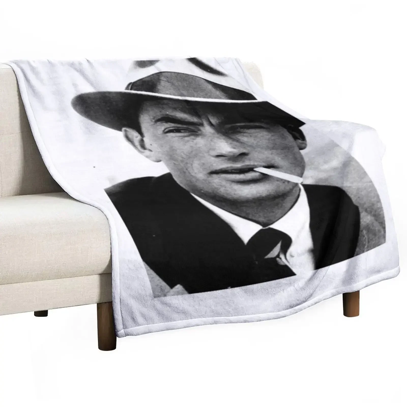 Gregory peck Throw Blanket Moving Hair Soft Big Softest Blankets