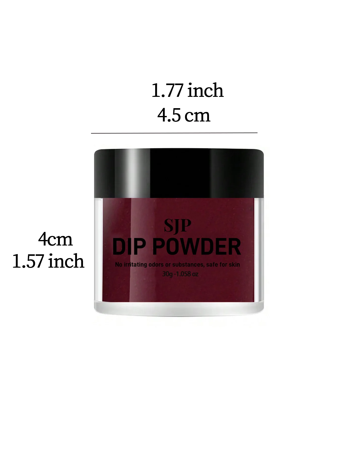 Kit de pó de imersão para unhas, 4 unidades, 0,335 fl.oz/cada, pó de imersão com 4 cores azul roxo preto rosa, kit de imersão em pó para unhas manicure