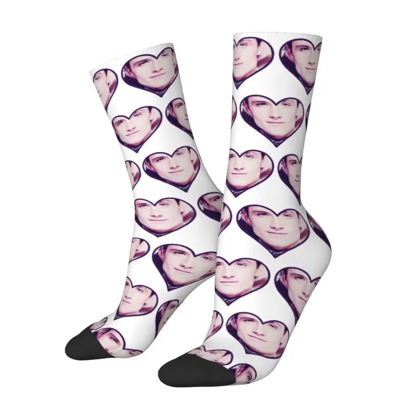 Calcetines de vestir con estampado 3D para hombre y mujer, calcetín Unisex con estampado 3D de mr. Hutcherson silbato Meme, novedad