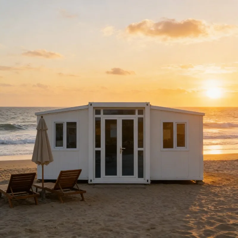 20ft 40ft Expandable Container House 2-4 Bedroom Prefab Villa Foldable Luxury Mobile Home Waterproof Steel Quick Build for Livin