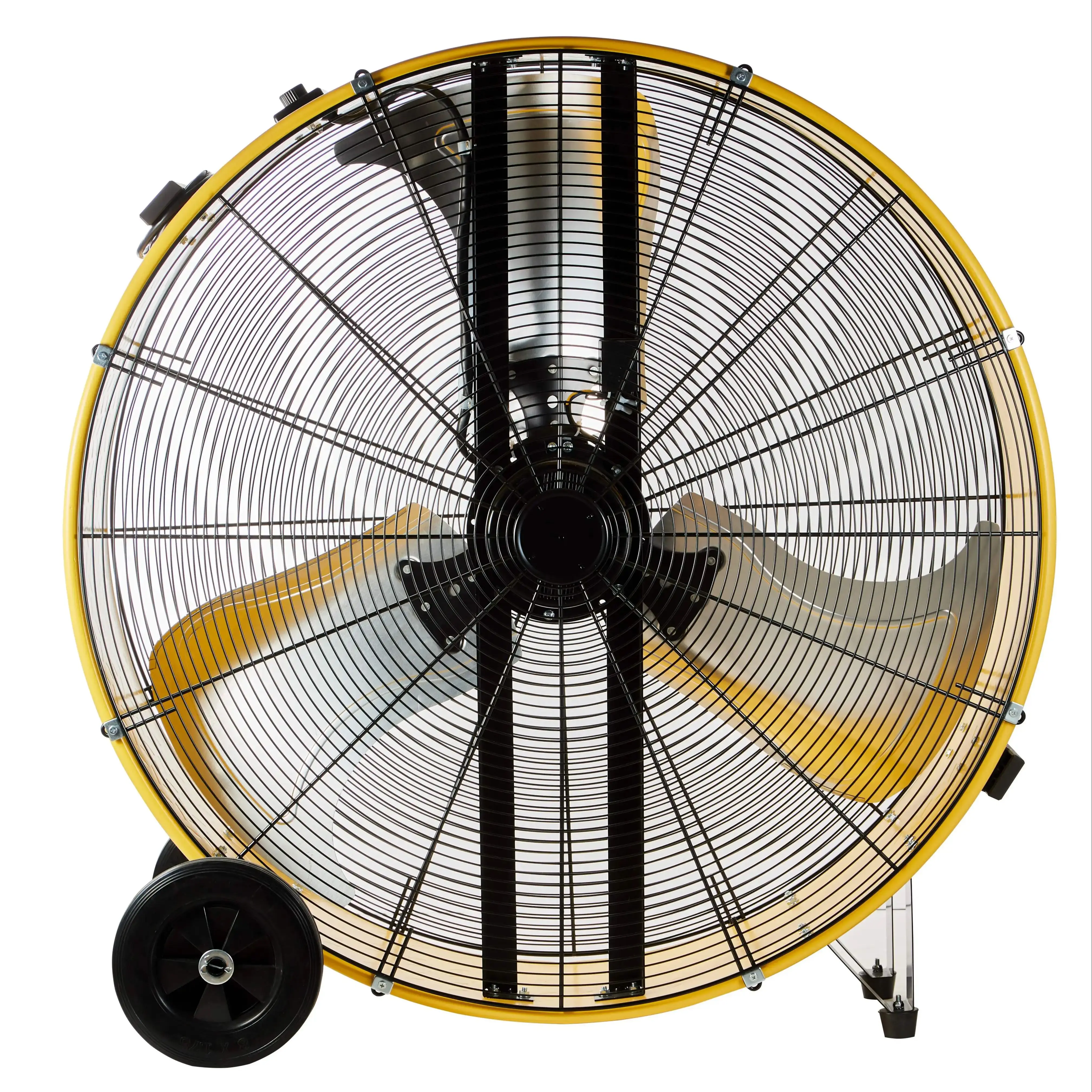 مروحة أسطوانة صناعية شديدة التحمل مقاس 36 بوصة من HiCFM، محول هواء أرضي عالي السرعة 20000 CFM مع سرعتين