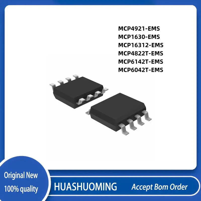 5Pcs/Lot NEW MCP1630T 16312 MCP4822T MCP4921-E/MS MCP4921T MCP1630-E/MS 1630E 6002T MCP6042 MCP6142T-E -I/MS MSOP8 MCP16312-E/MS