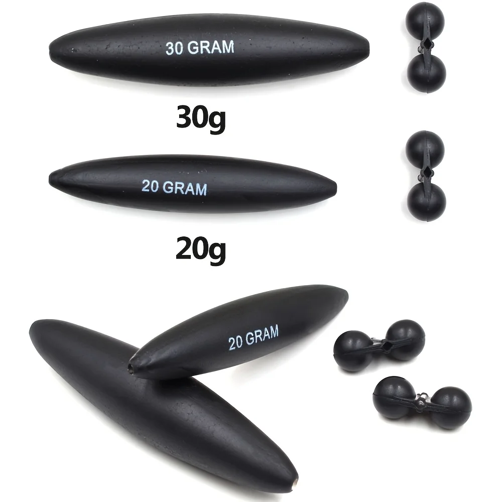 MNFT 2 مجموعات 20 جرام/30 جرام إيفا مضمنة تعويم مع جرس الصيد الطفو يطفو الوزن حبة سمك السلور تعويم الصيد اكسسوارات