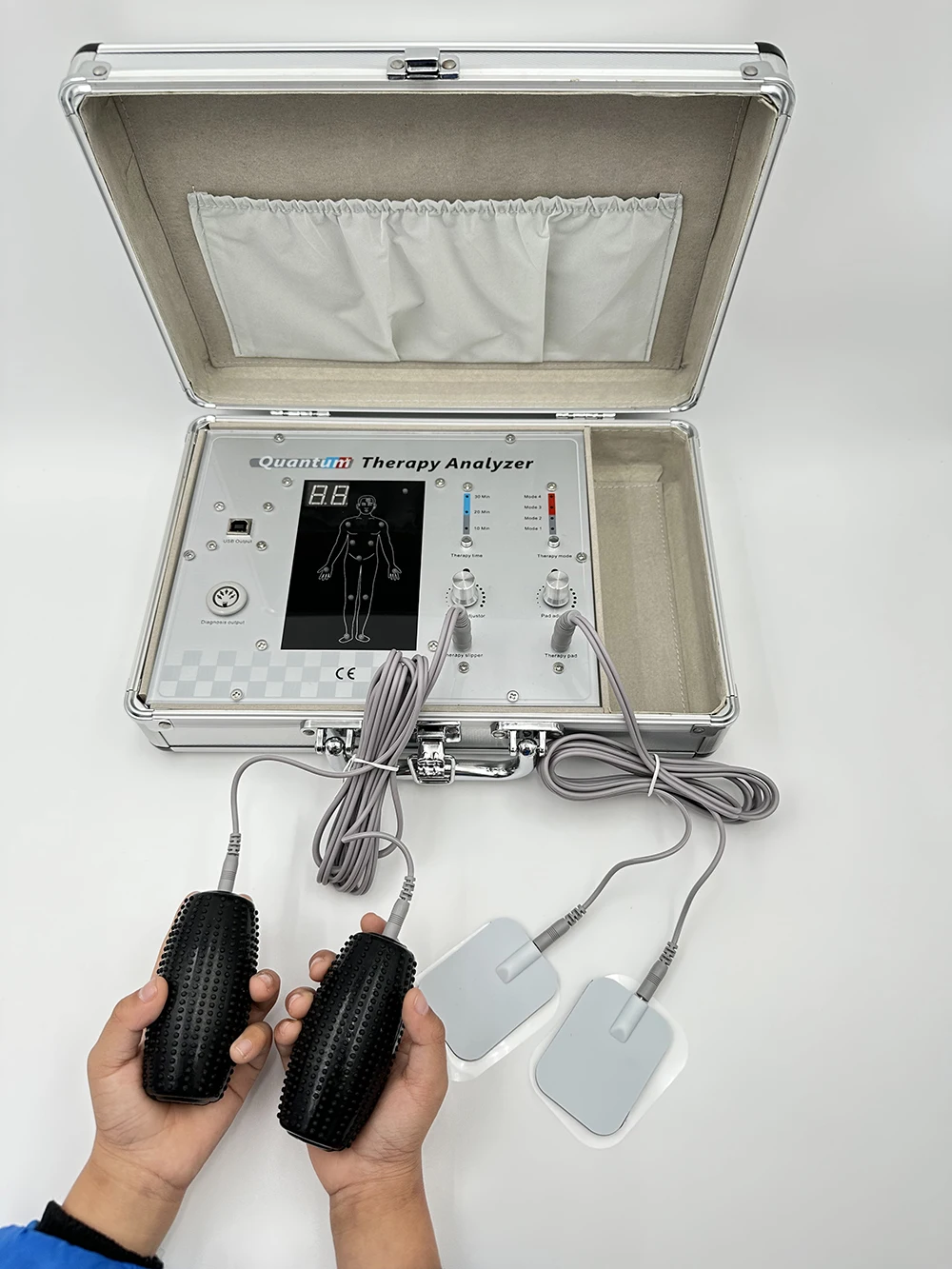 3 in 1 Quantum Therapy Analyzer tens Massage shoes and pads 2023 version Magnetic Resonance Body Analyzer Bio Resonance