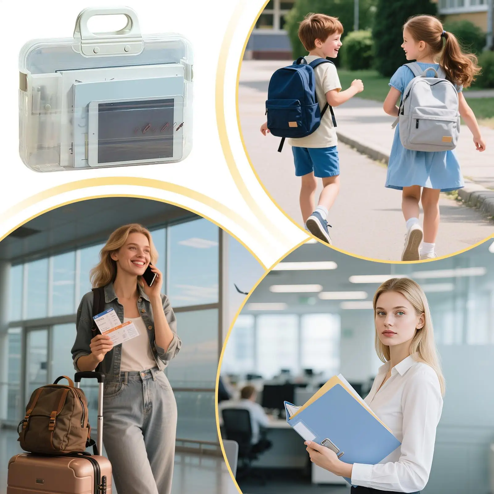 

Document Folder Large Capacity Waterproof Storage Filing Folder Document Storage Organizer For Paper Book Notebook School