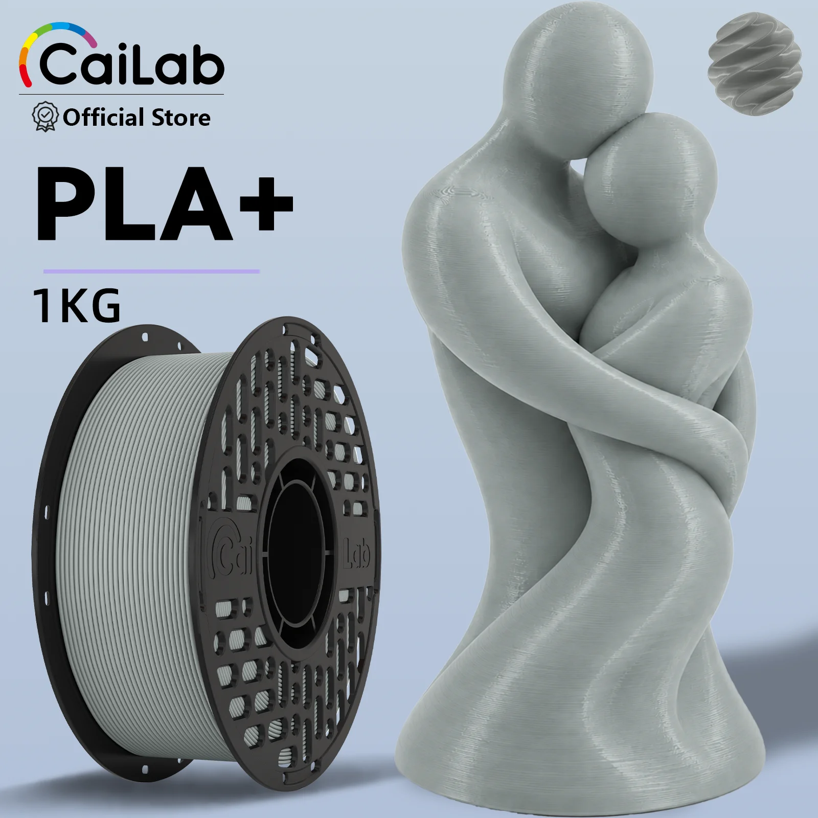 Cailab PLA+ 3D Printing Filament 1kg 1.75mm High Quality Supplies For FDM Printer Figurines Desk Accessories Art School Projects