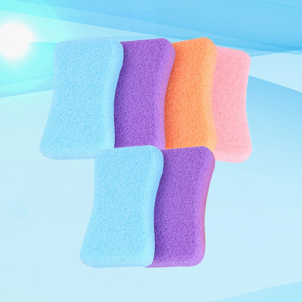 

6 шт. педикюрный пемза для удаления омертвевшей кожи для ног, грубый инструмент для отшелушивания мозолей, уход за ногами, шлифовальный камень для мужчин и женщин