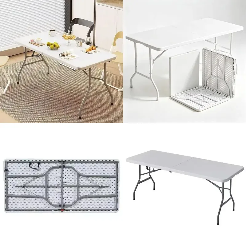 Customizable Modern Simple Waterproof Metal Folding Table Portable for Home Camping Multifunctional Outdoor Desk
