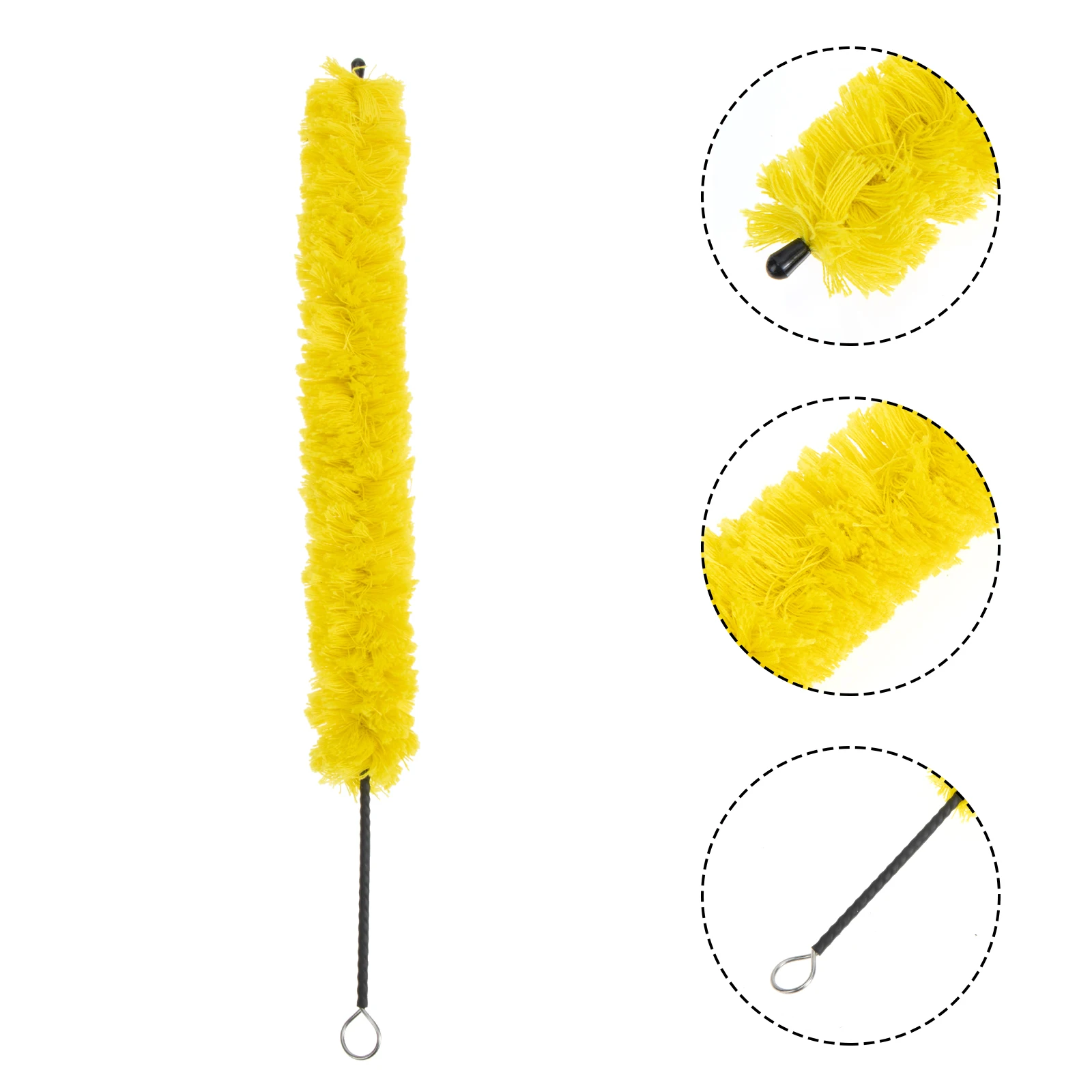 

Flute Cleaning Brush Cotton Thread Professional Design Washable Reusable Piccolo Care Tool Musical Instrument Accessory