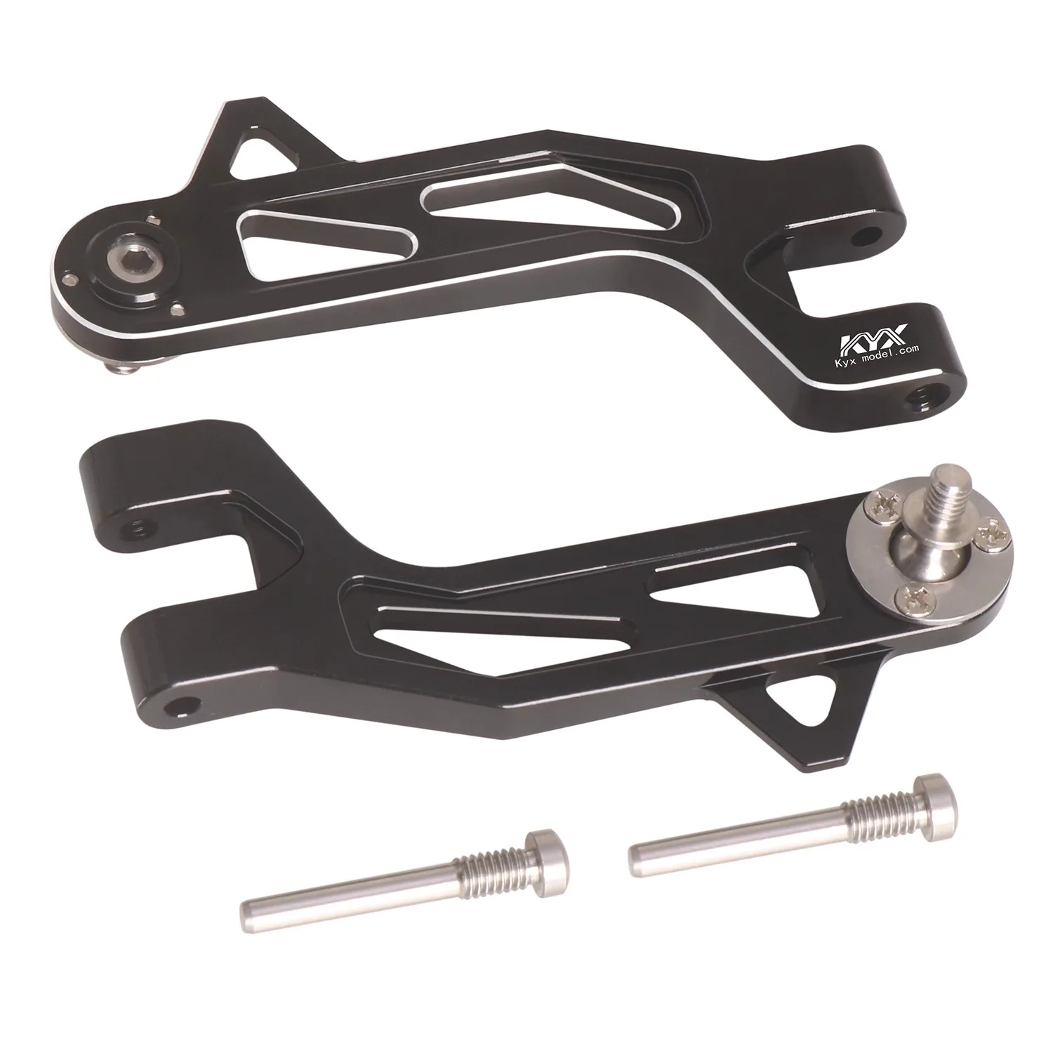 KYX Tamiya 1/10 The Bigwig Tycoon 2017 Edition 47330 أذرع علوية وسفلية من سبائك الألومنيوم