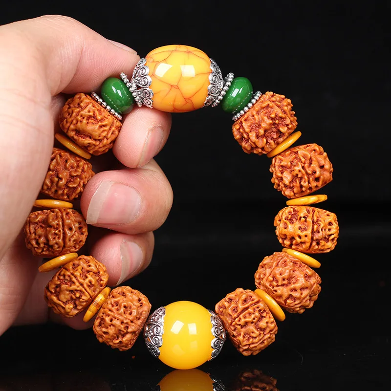 Factory Supply Nepal Five Faces Corpulent Source Toothless Jingang Bodhi Bracelet Bracelet Collectables-Autograph Rosary Wholesa