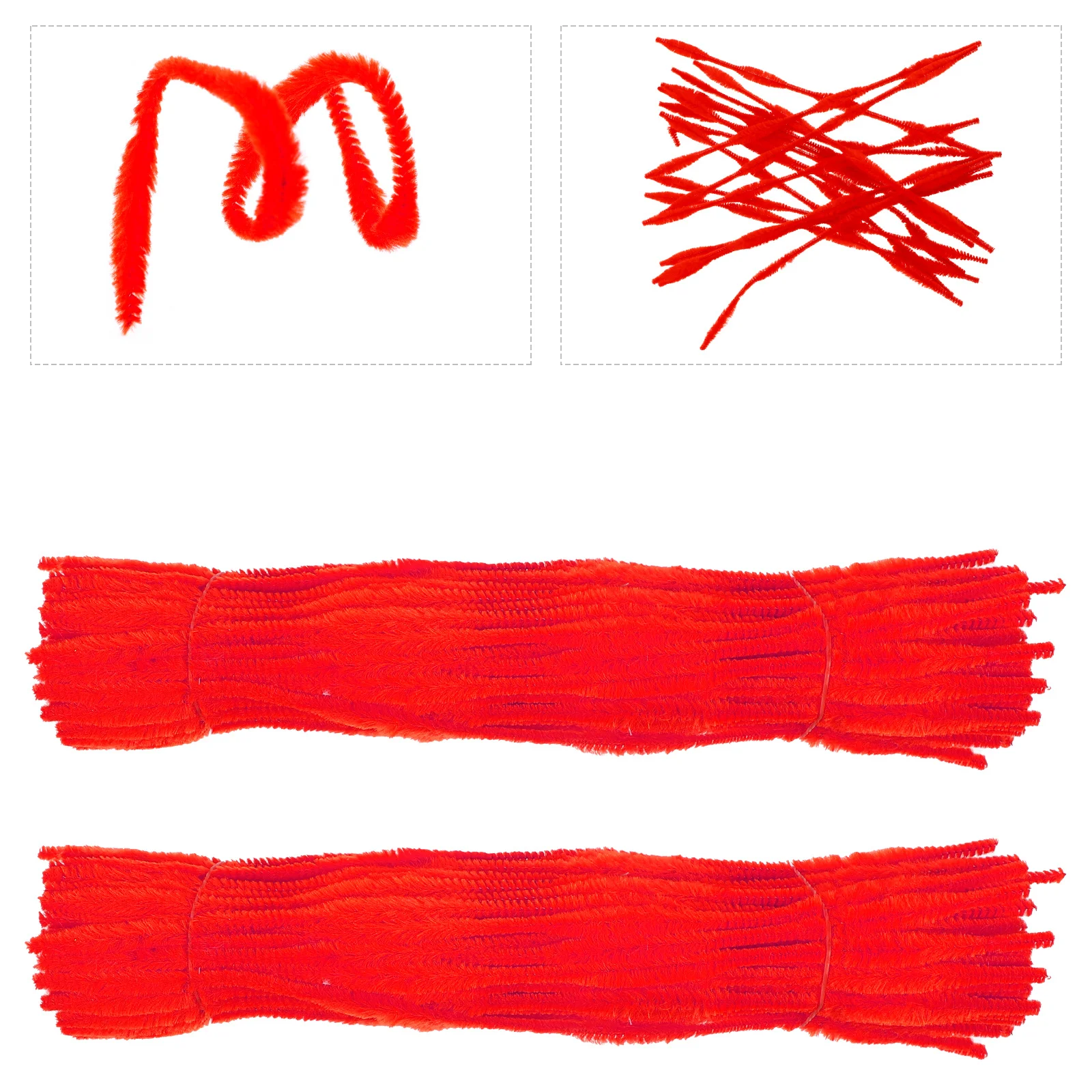 

200Pcs Twistable Stems Multicolor DIY Making Accessory for Necklace Critters Projects Chenille Stems DIY Making Supplies