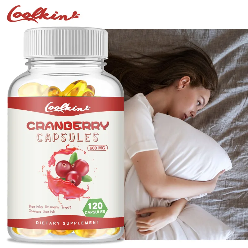 Cranberry Capsules - Relieve Stress, Promote Deep Sleep, Clean Urinary Tract Health