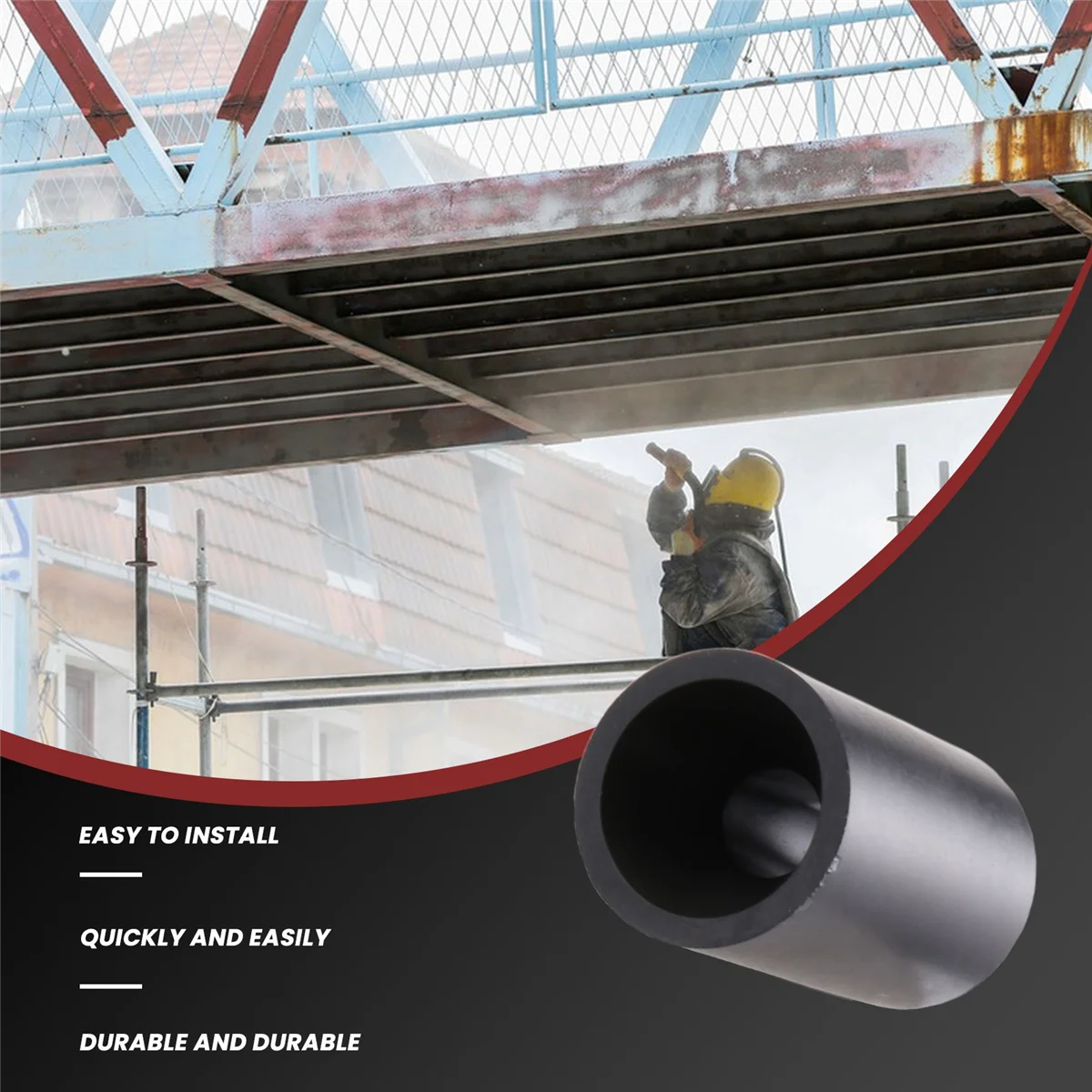 A39U Boron Carbide Sandblasting Nozzle Air Sandblaster Tip 8mm