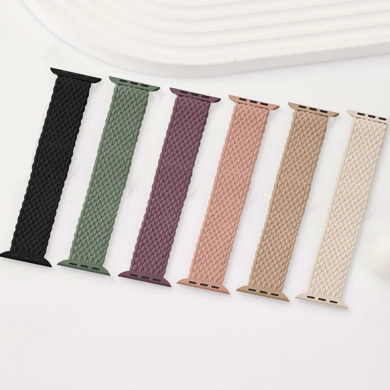 

Braided Strap For Apple Watch Ultra 2 Band 44mm 45mm 49mm 40mm 41mm 38mm 42mm 45 mm Original Bracelet iWatch series 7 3 SE 6 8 9