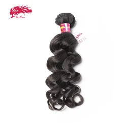 Ali Queen 10A Unprosseded Natural Wave Human Hair Bundles Raw Virgin Hair Weave 1Pcs Whosales Price 10-30inch Brazilian for Woma