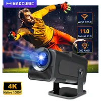 Proyector Magcubic 4K Android 11 nativo 1080P 390ANSI HY320 Dual Wifi6 BT5.0 1920*1080P proyector portátil de cine actualizado HY300
