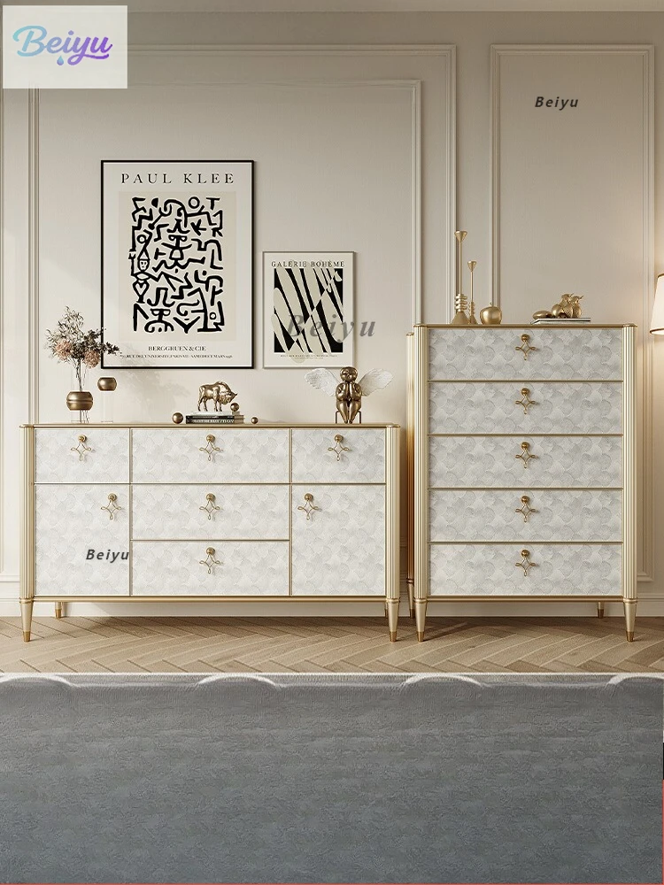 

Обеденный боковой шкаф из цельного дерева, интегрированный у стены, обеденный боковой шкаф, винный шкаф, бытовой светильник, роскошный высококачественный