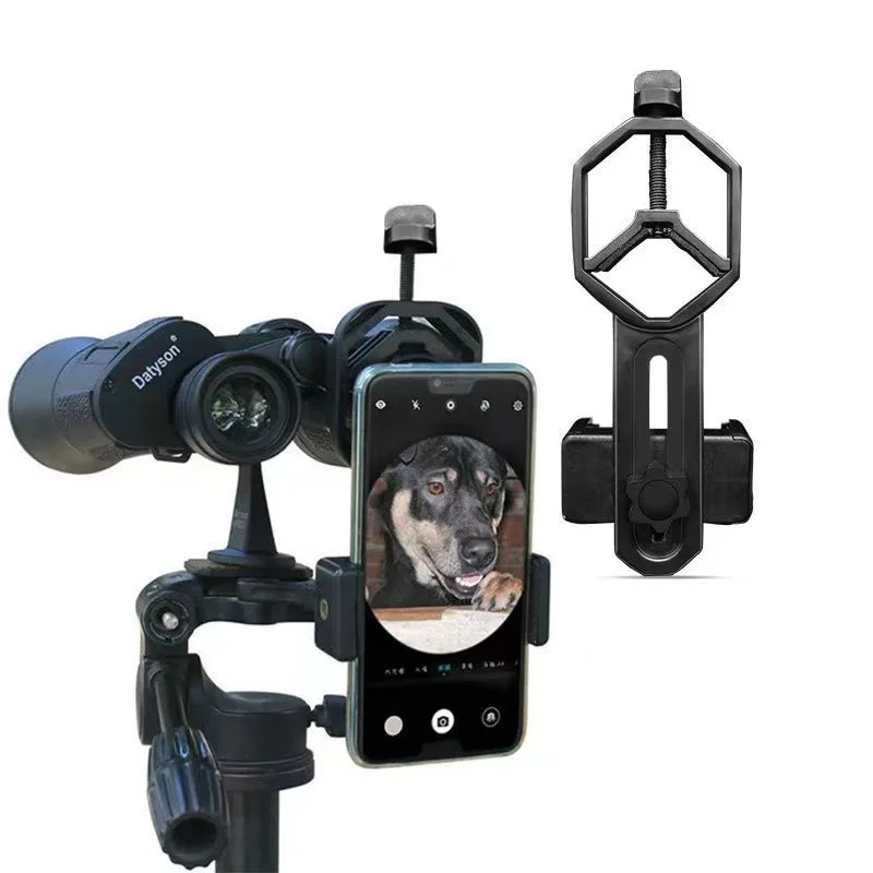 Cell Phone Adapter Clip Mount Binocular Monocular Spotting Scope Telescope Phone Holder Support Eyepiece Universal