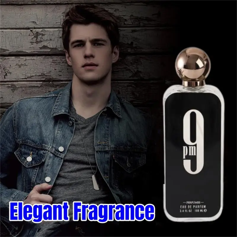 3.4 Oz /100ml 9PM 9AM Men Neutral Durability With Attractive Charm Wood Tone For A More Solemn Gorgeous Fragrance Spray