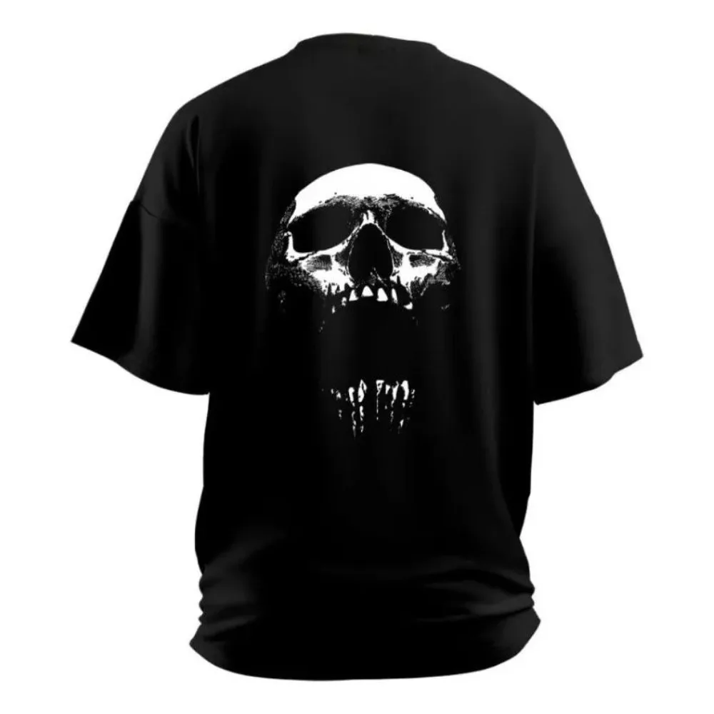 Style Summer New Men\'s T Thirts Sports Fitness Round Neck Oversized T-shirt Gym Running Basketball Training Short Sleeves Top
