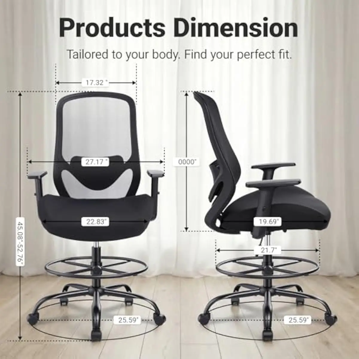 Ergonomischer hoher Zeichenstu – Chairs Bewertung und Preis