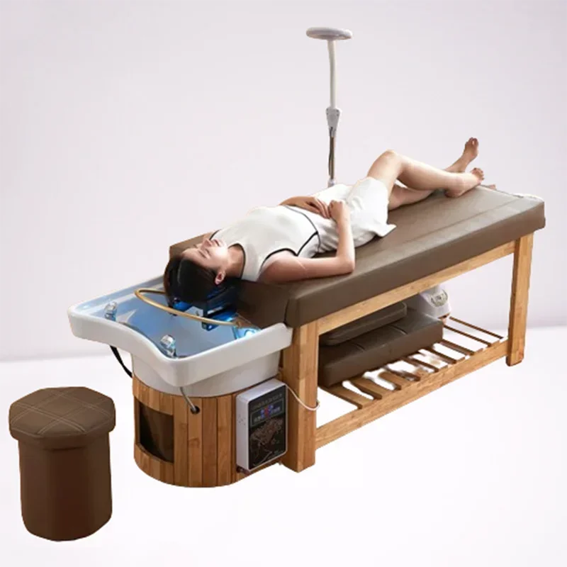 

Shampoo Backwash Nursing Bed Thai Washing Hair Salon Stylist Styling Mobility Hairdressing Reclining Spa Hair Shampoo Bowl Chair