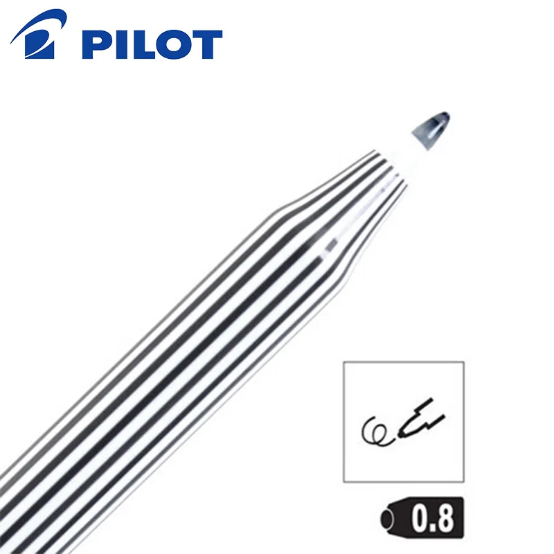 9 Pcs/Lot PILOT Gel Pens BL-5M Striped Ballpoint Pen 0.8MM Office Business Signature Pen School Supplies Japanese Stationery