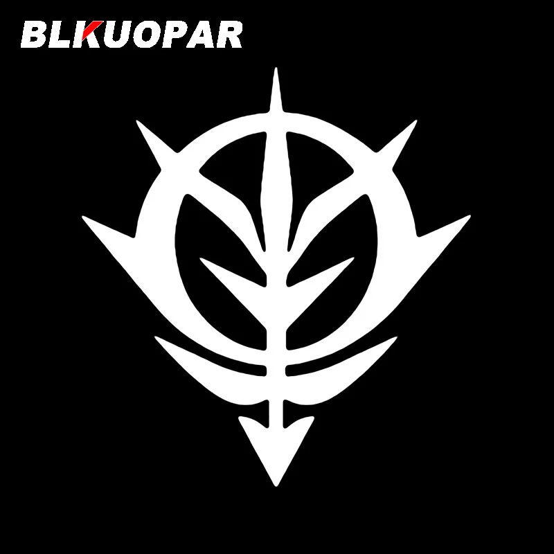 BLKUOPAR For Gundam Logo Interesting Car Stickers Vinyl Car Wrap Waterproof Bumper Decal Occlusion Scratch Creative Accessories