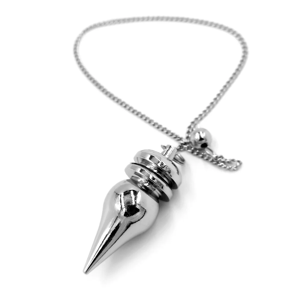 Pendulum for Divination & Spiritual Meditation Healing Dowsing Wicca Balancing Pointed Cone Pendant