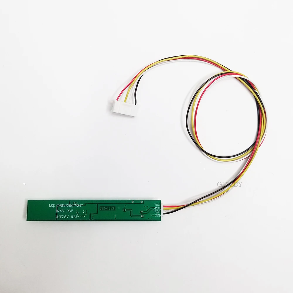 ノートブック用ユニバーサルLEDストリップライト,LEDモニター,インバーター,10〜24インチ,調整可能,ノートブック用,出力7.5〜9.6V