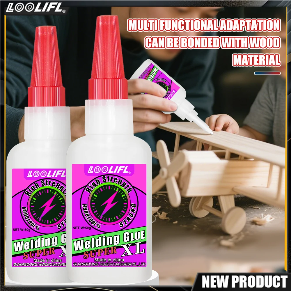 Super klej spawalniczy, uniwersalny klej o właściwościach szybkiego wychodzenia na powierzchnię, dużej lepkości, przezroczysty i szybko schnący.