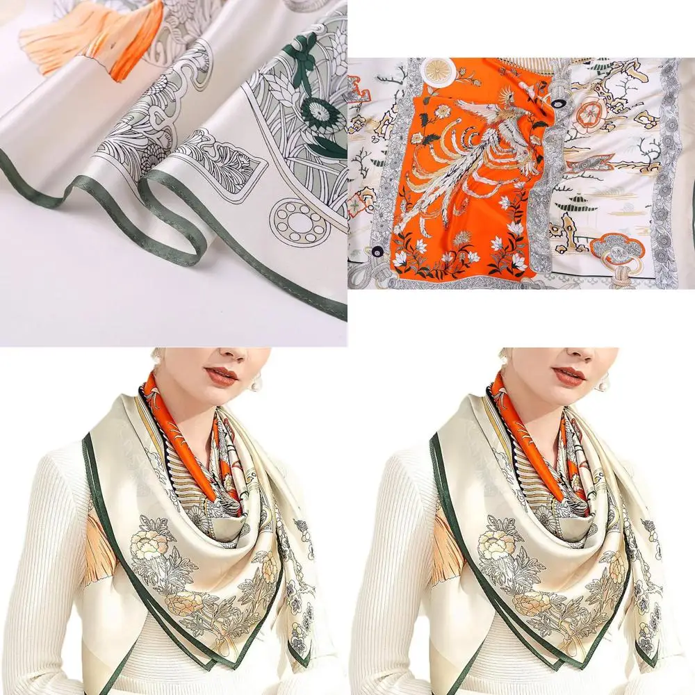 Lenços luxuosos 100% seda em tamanhos extra e XX-grandes