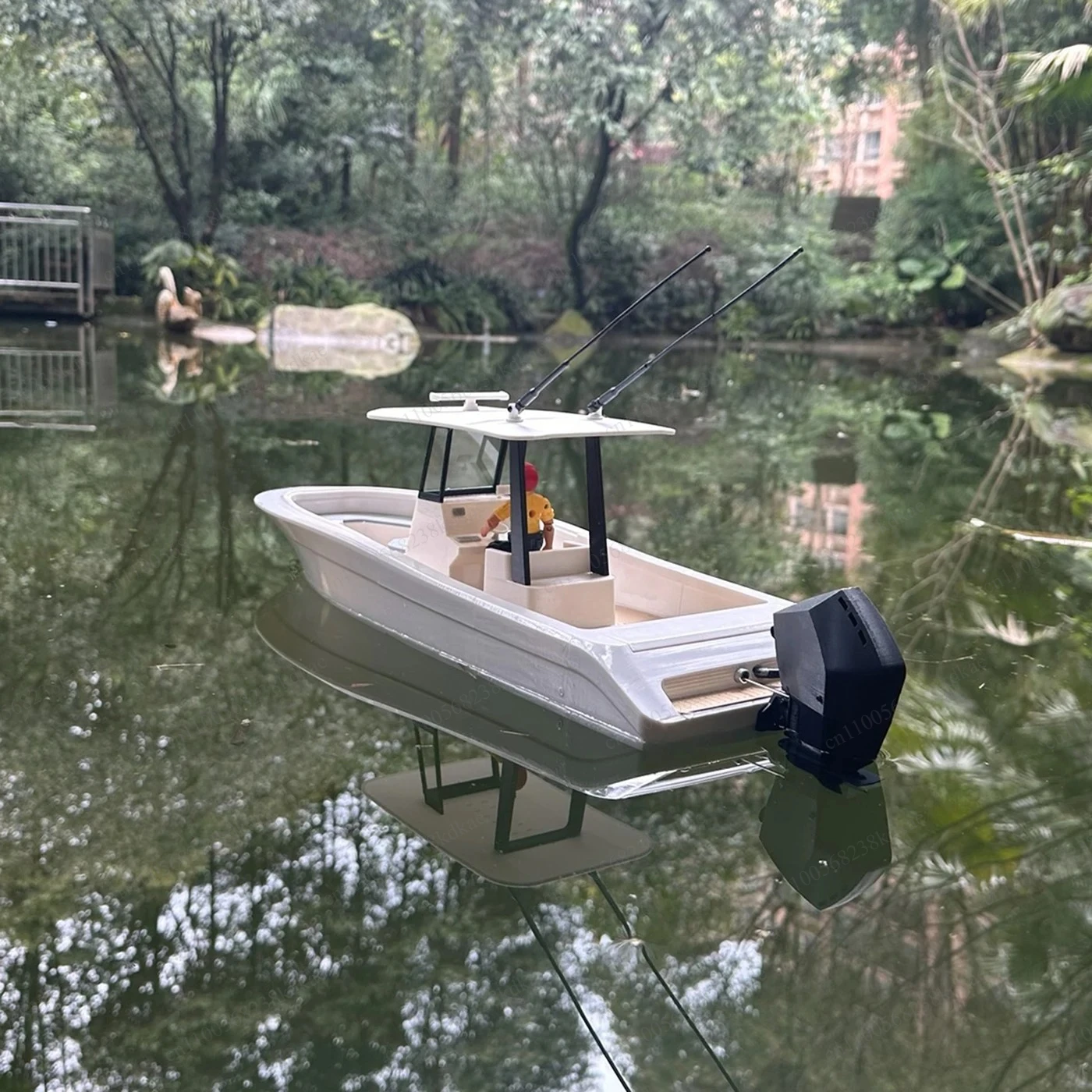 3D Printing Rc Boat - 1/18 RC Visboot 55cm Simulatie 3D