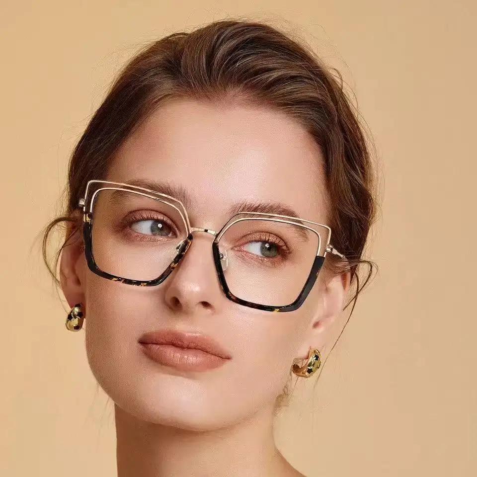 

Модные металлические очки — фильтр синего света, стиль унисекс, современный европейский дизайн, защита от ультрафиолета, удобная повседневная одежда