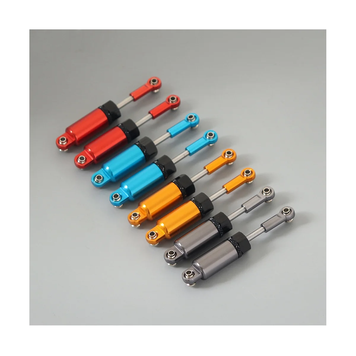 Metal Shock Absorber Damper para RC Car, Peças de atualização, Acessórios, WPL C14, C24, MN, D90, D99, D99S, MN90, MN98, MN99S, 1, 4pcs