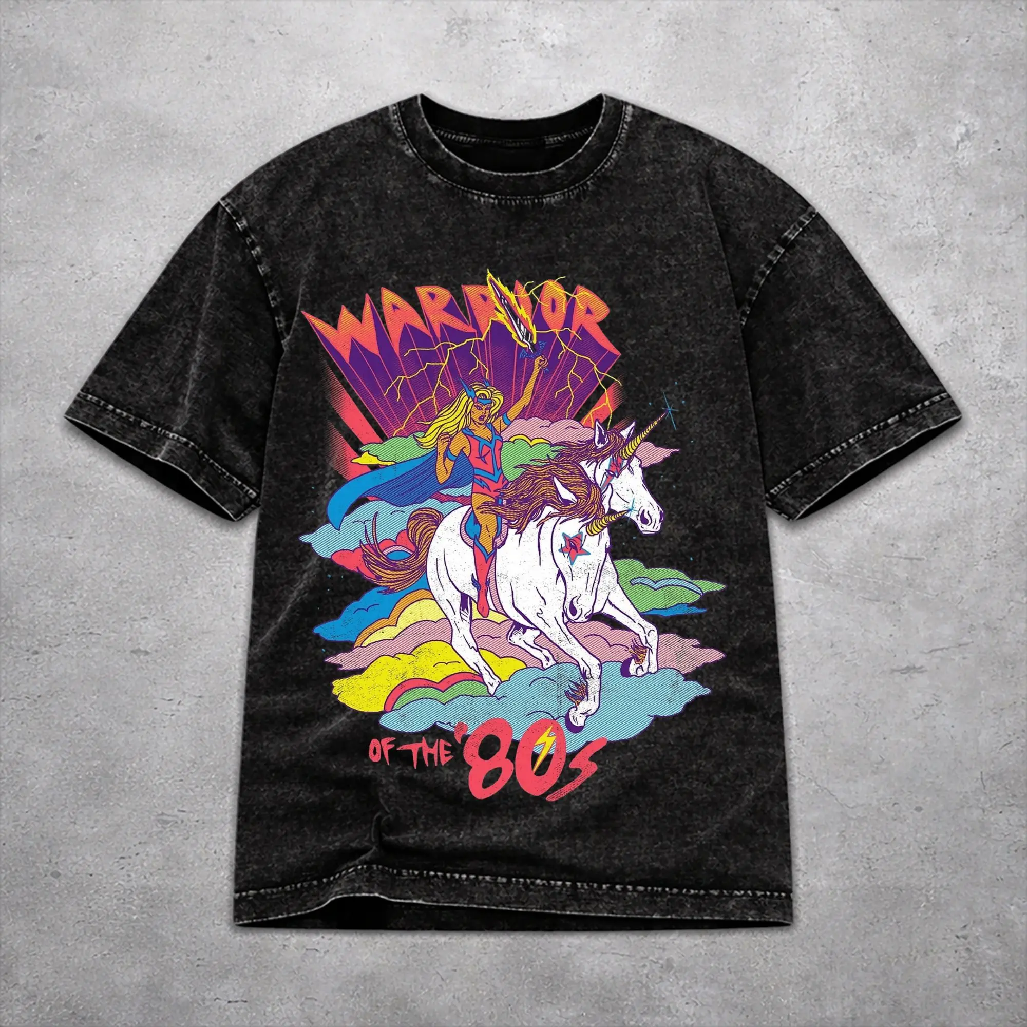 Women Men Born In The 80's Raised In The 90's T Shirt Printed Washed Vintage  Casual T-Shirts